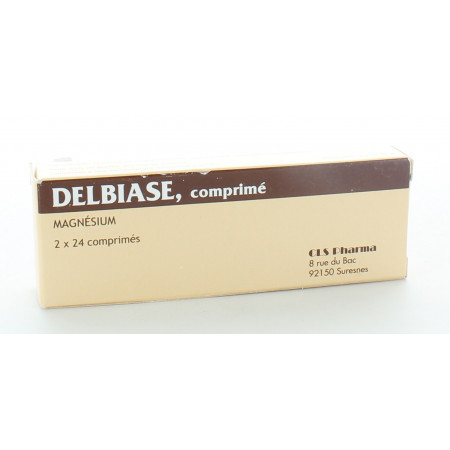 Delbiase Magnésium 2X24 comprimés