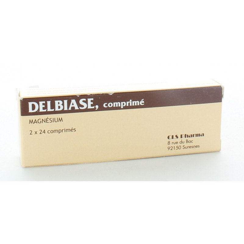 Delbiase Magnésium 2X24 comprimés Delbiase Magnésium 2X24 comprimés