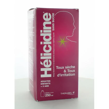 Hélicidine Sirop Sans Sucre 250ml - Univers Pharmacie