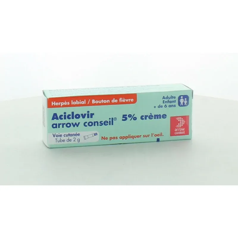 Arrow Conseil Aciclovir 5% Crème 2g - Univers Pharmacie