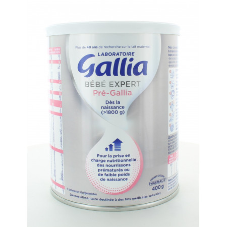 Gallia Pré-Gallia Dès la Naissance 400g - Univers Pharmacie