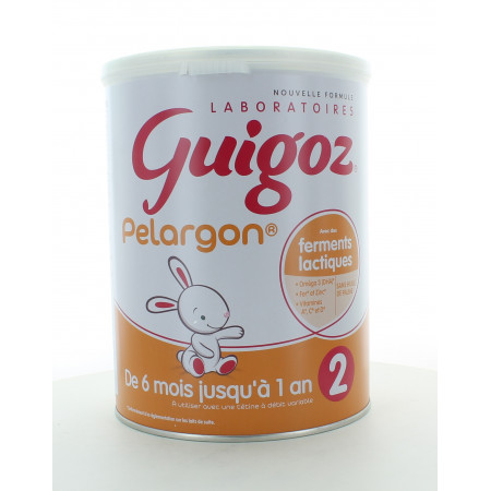 Guigoz Pelargon 2 6 mois-1 an 800g