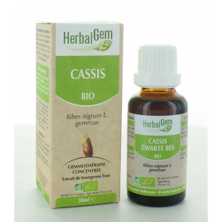 HerbalGem Bourgeons Cassis Bio 30ml