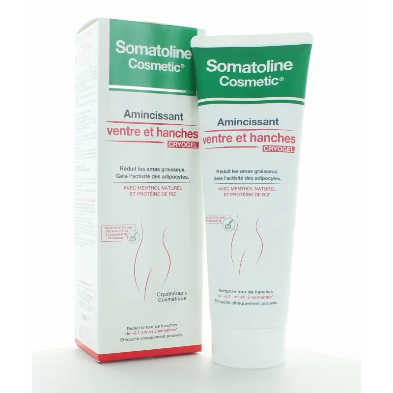 Somatoline Cosmetic Amincissant Ventre et Hanches Cryogel 250ml