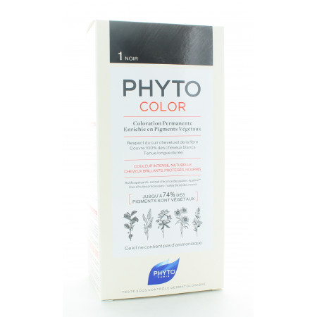 Phyto Color Kit Coloration Permanente 1 Noir