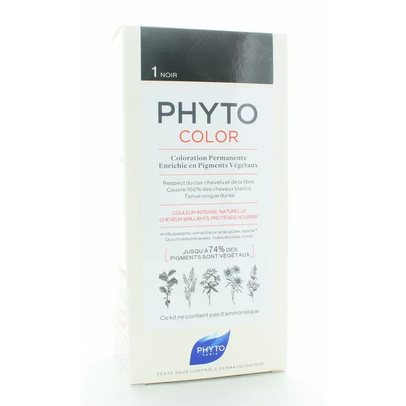 Phyto Color Kit Coloration Permanente 1 Noir