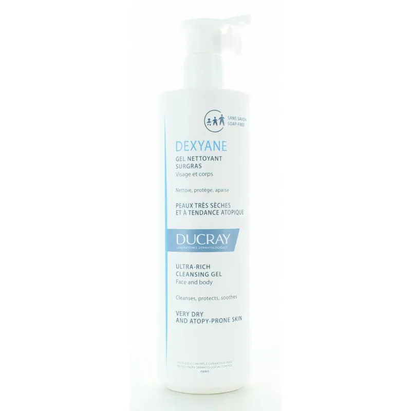 Ducray Dexyane Gel Nettoyant Surgras 400ml