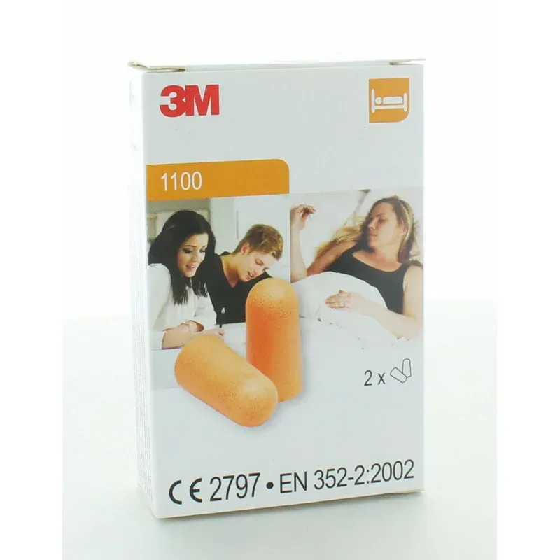 3M Bouchons d'Oreille 1100 X2 paires - Univers Pharmacie