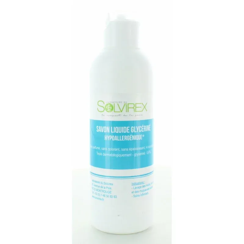 Solvirex Savon Liquide Glycériné 200ml