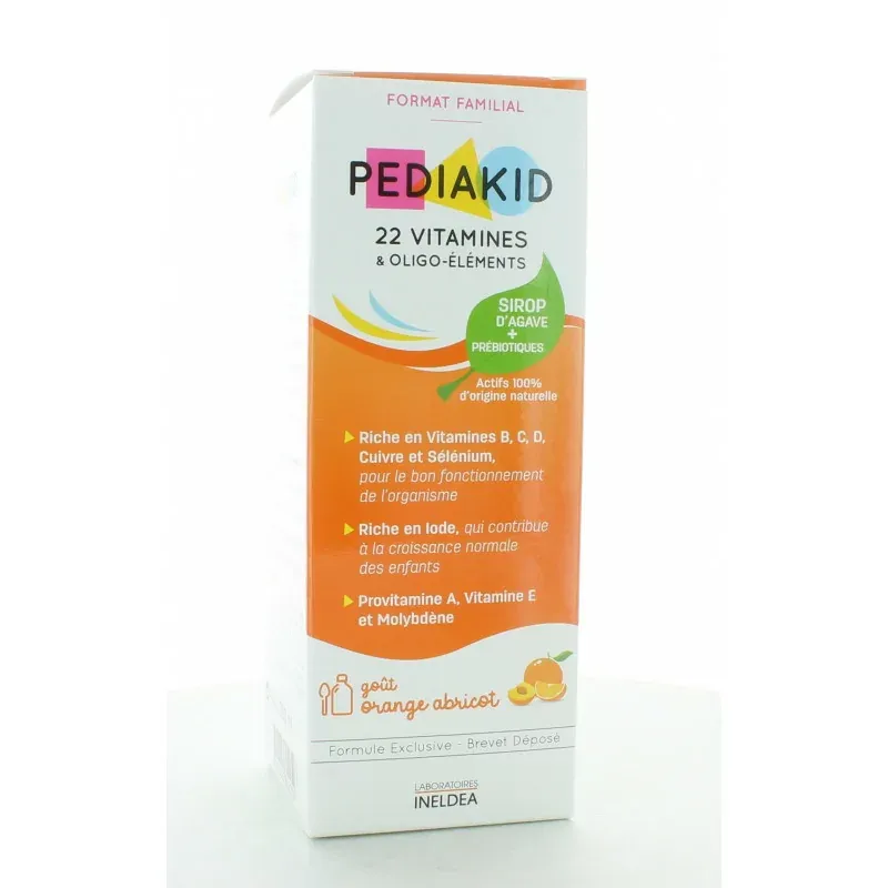 Pediakid 22 Vitamines et Oligo-éléments 250ml Pediakid 22 Vitamines et Oligo-éléments 250ml
