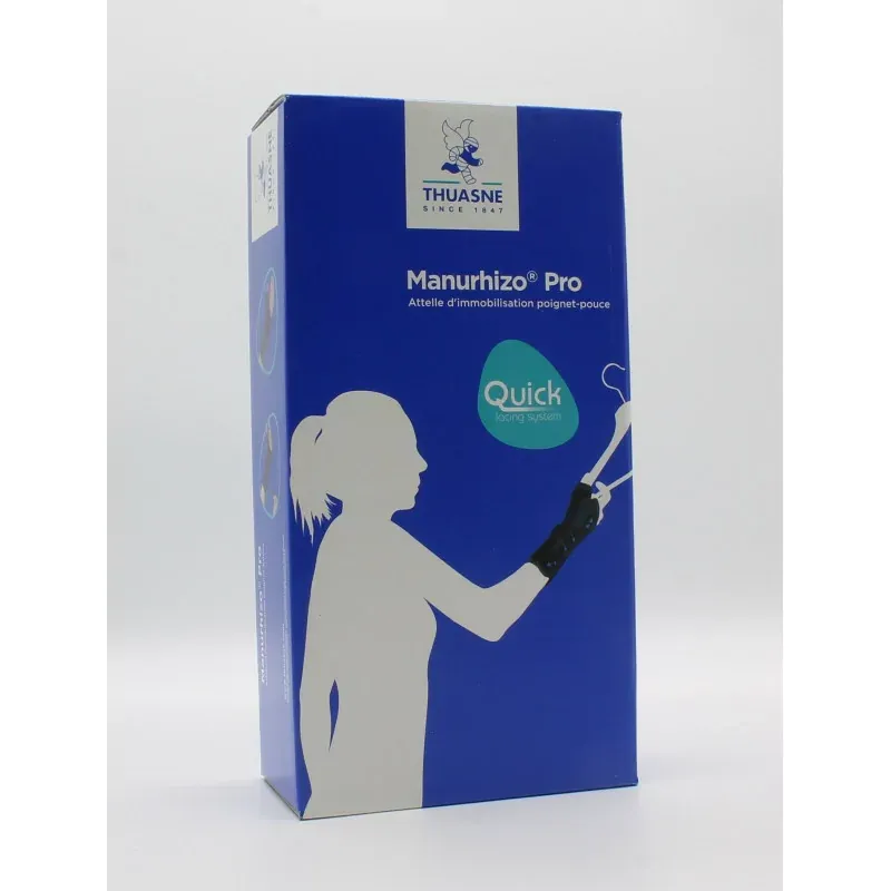 Thuasne Manurhizo Pro Attelle Grise Gauche Immobilisation Poignet-pouce Taille 2