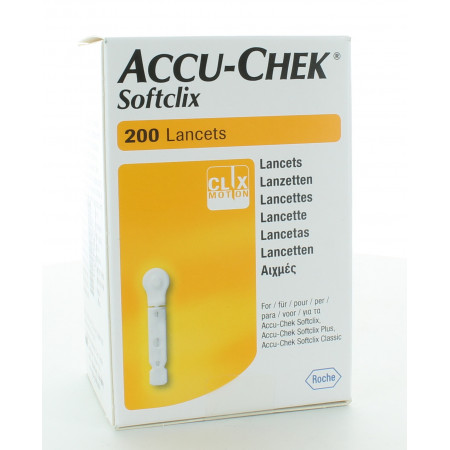 Accu-Chek Softclix 200 lancettes