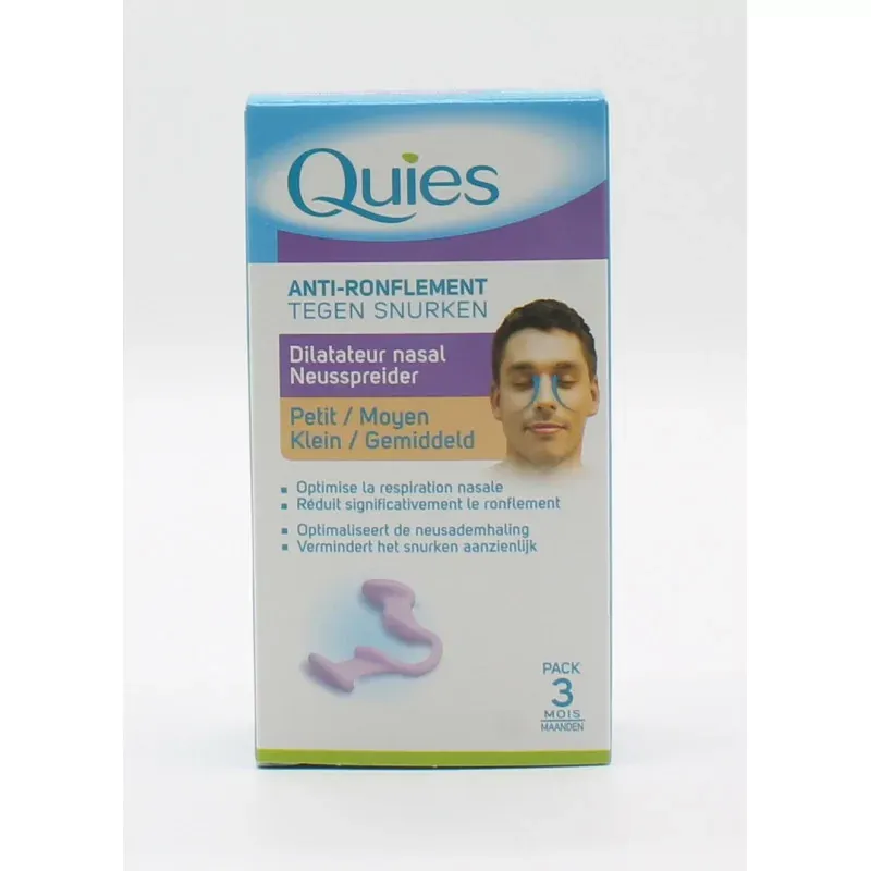 Quies Dilatateur Nasal Anti-ronflement Petit/Moyen
