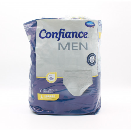 Confiance Men Sous-vêtements Absorbants Taille L Niveau 5 X7