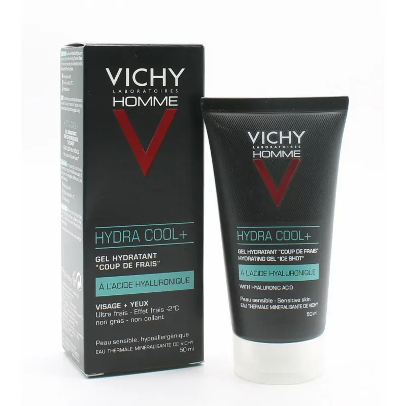 Vichy Homme Hydra Cool+ Gel Hydratant 50ml