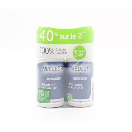 Weleda Déodorant Roll-on 24H 50mlX2