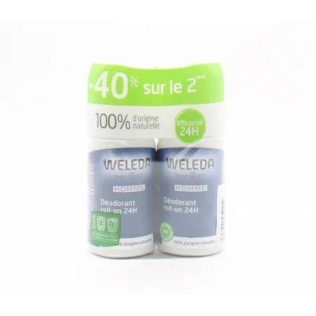 Weleda Déodorant Roll-on 24H 50mlX2