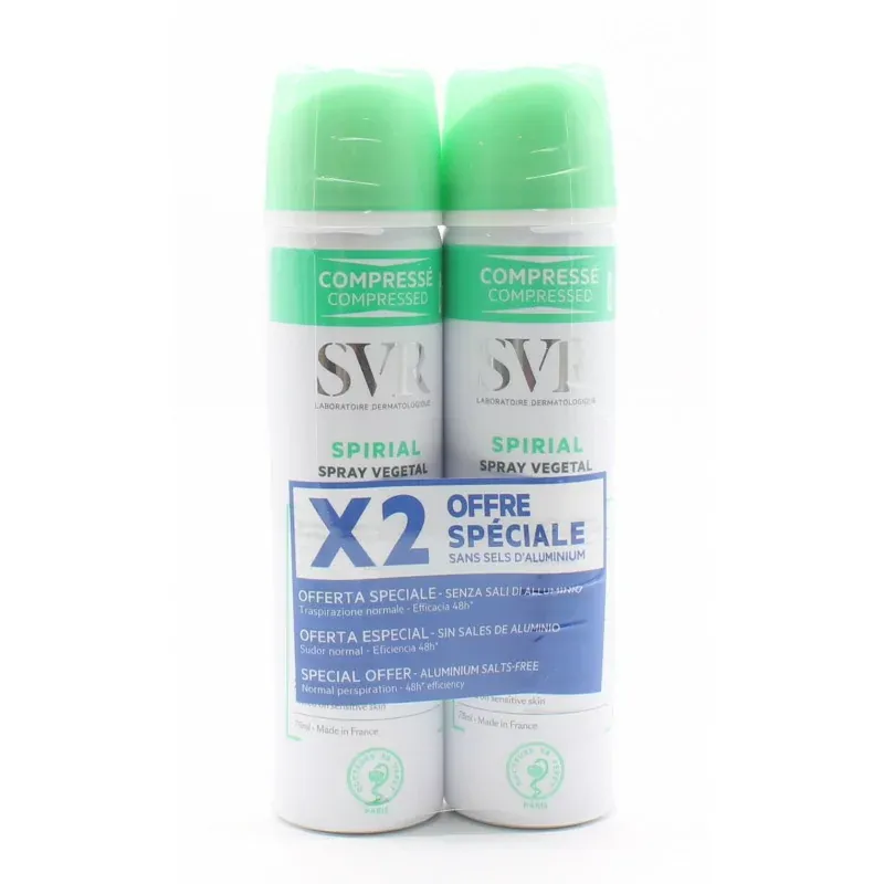 SVR Spirial Spray Végétal 2X75ml SVR Spirial Spray Végétal 2X75ml