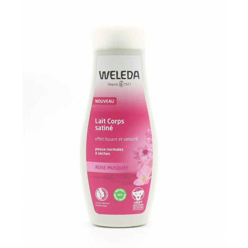 Weleda Lait Corps Satiné Rose Musquée 200ml