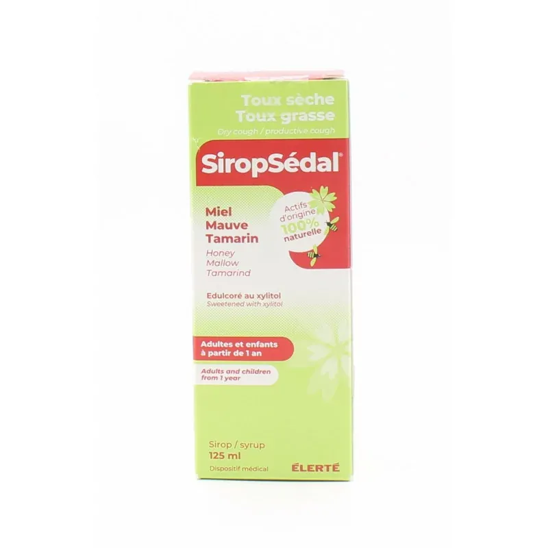 SiropSédal Sirop Miel Mauve Tamarin 125ml
