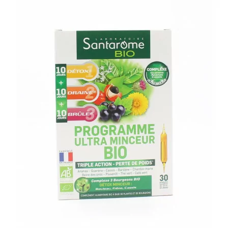 Santarome Bio Programme Ultra Minceur 30 ampoules
