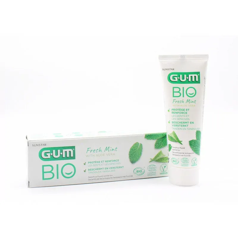 GUM Bio Dentifrice Fresh Mint 75ml