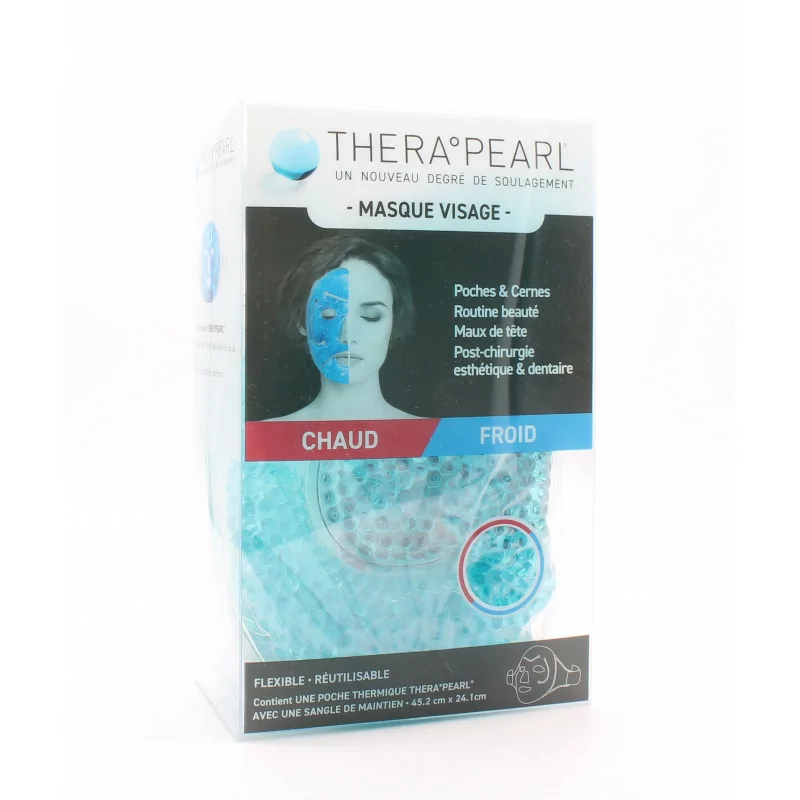 TheraPearl Poche Thermique Masque Visage 45.2X 24,1cm