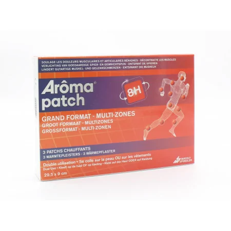 Arôma Patch 8H Grand Format Multi-Zones Patchs...