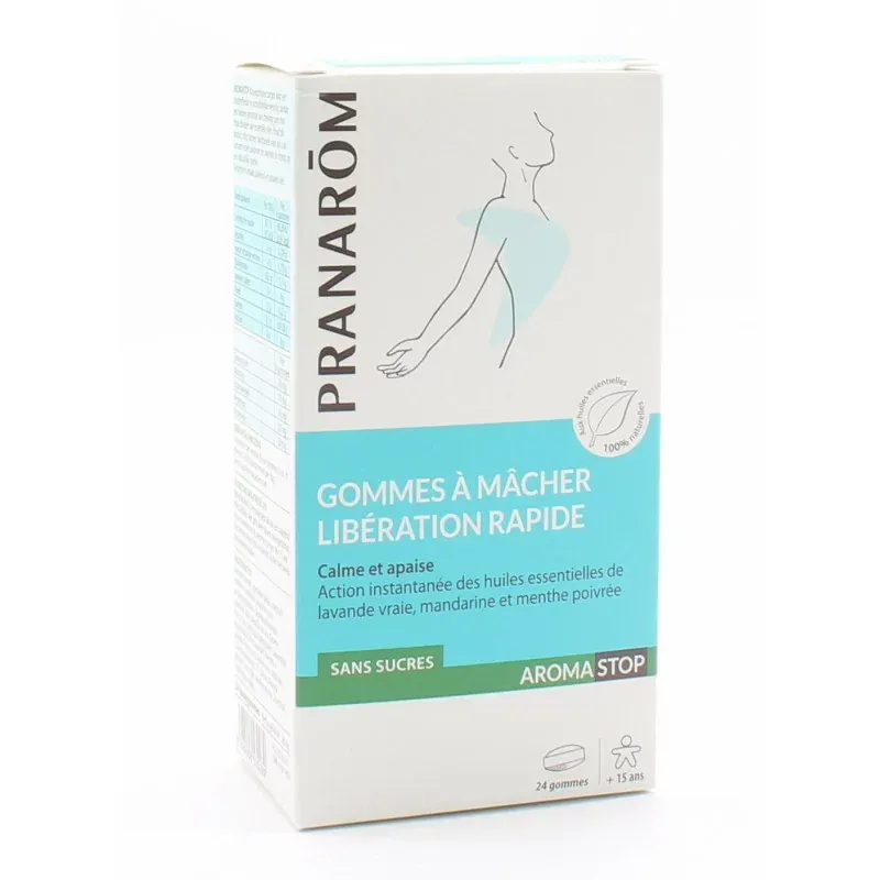 Pranarôm AromaStop Gommes à Mâcher X24