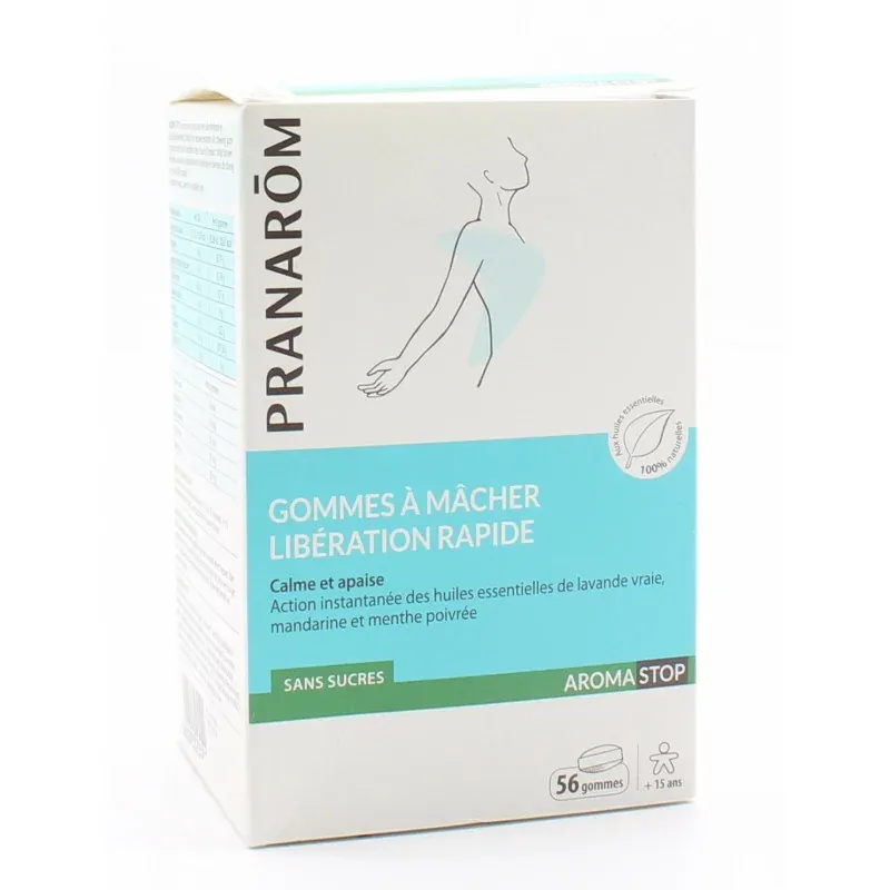 Pranarôm AromaStop Gommes à Mâcher X56