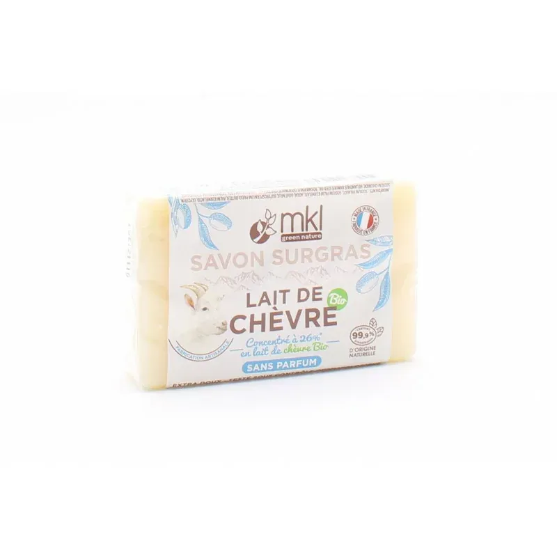 MKL Green Nature Savon Surgras au Lait de Chèvre Bio 100g
