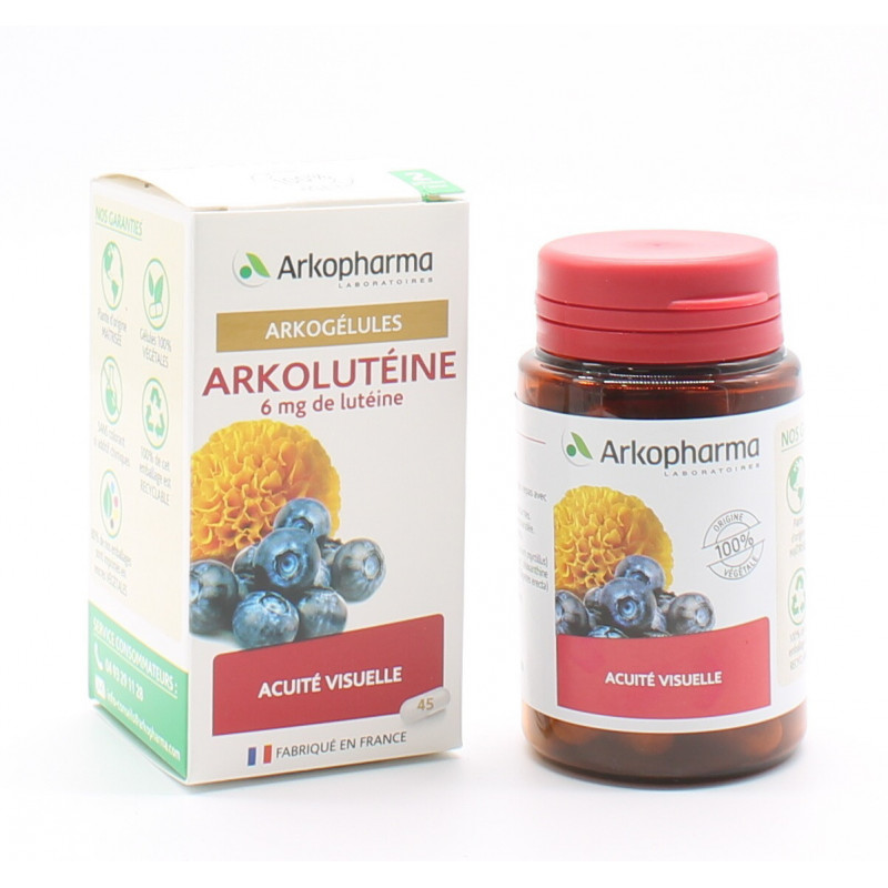 Arkopharma Arkogélules Arkolutéine 45 gélules