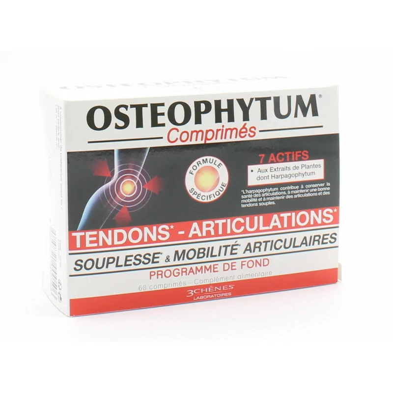 3 Chênes Osteophytum Comprimés X60