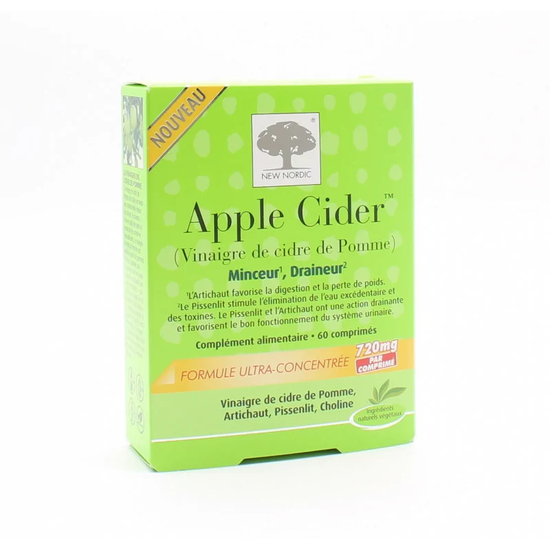 Apple Cider comprimés - Complément alimentaire Minceur Draineur