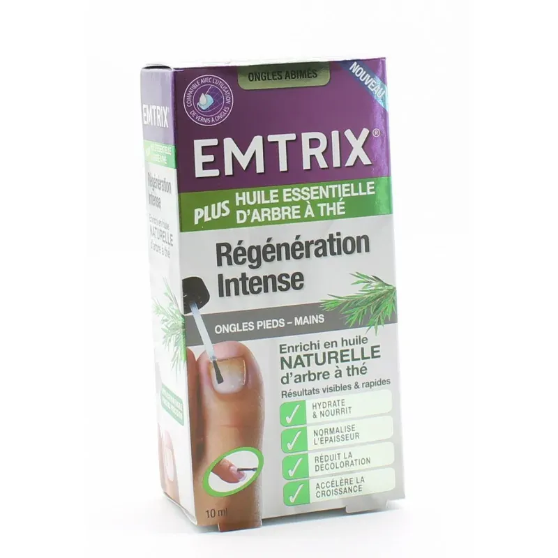Emtrix Vernis Ongles Abîmés Régénération Intense 10ml