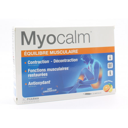 Myocalm Equilibre Musculaire 20 ampoules