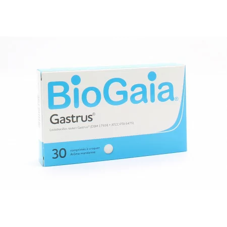 BioGaia Gastrus 30 Comprimés