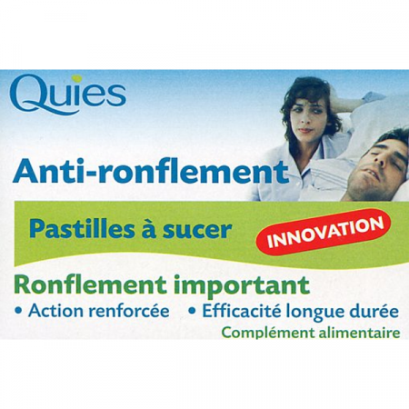 Quies pastilles anti-ronflement