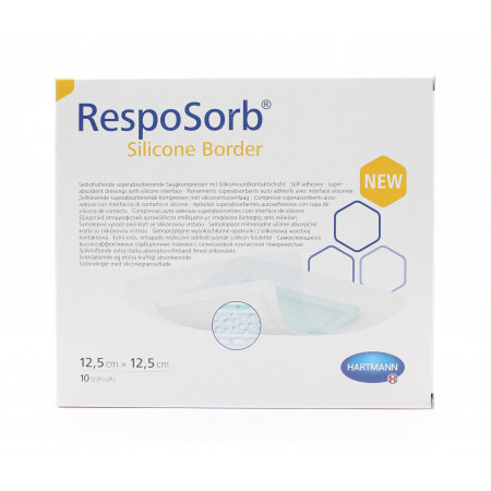 RespoSorb Silicone Border 12,5X12,5cm 10 pièces
