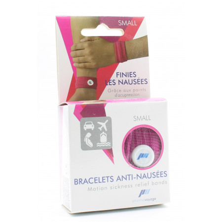 PharmaVoyage Bracelets Anti-nausées Small Rose