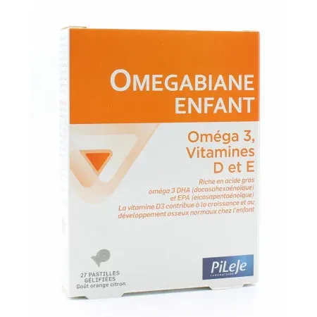 PiLeJe Omegabiane Enfant 27 pastilles