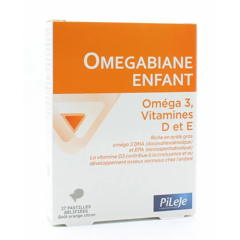 PiLeJe Omegabiane Enfant 27 pastilles