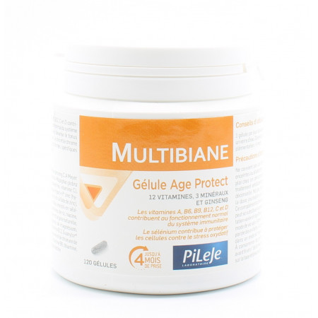 PiLeJe Multibiane Age Protect 120 gélules
