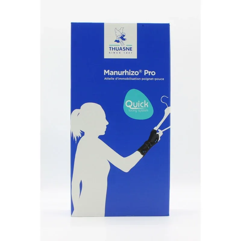 Thuasne Manurhizo Pro Attelle Grise Droite Immobilisation Poignet-pouce Taille 1