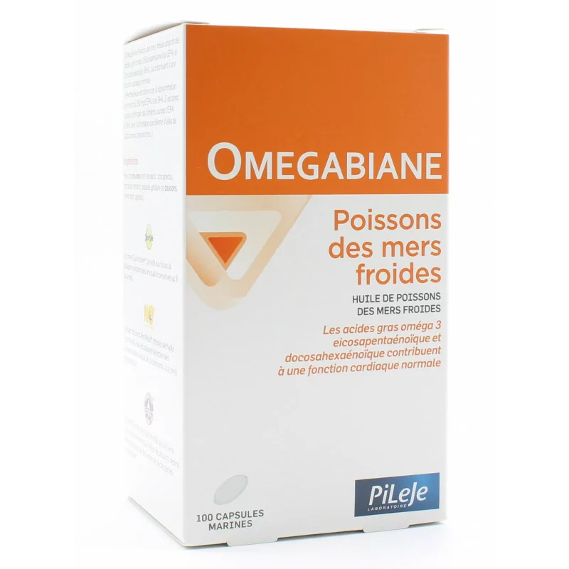 PiLeJe Omegabiane Poissons des Mers Froides 100 capsules