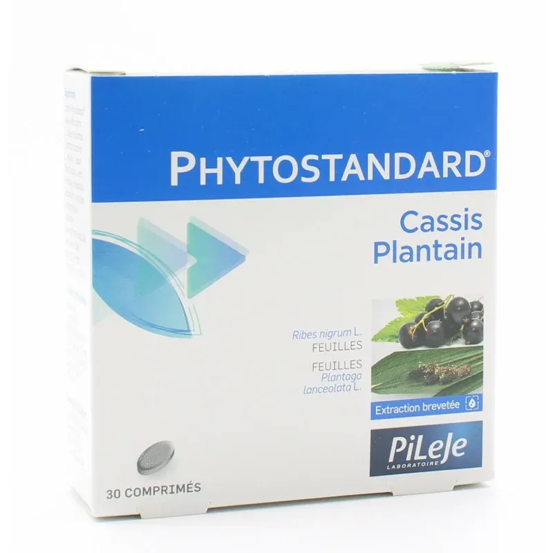 PiLeJe Phytostandard Cassis / Plantain 30 comprimés