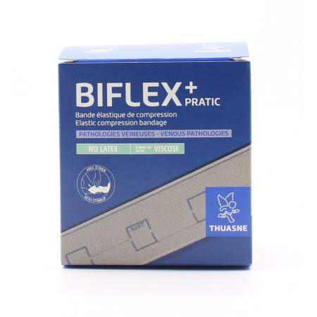 Thuasne Biflex 16+ Pratic Bande Élastique de Compression 10X4cm