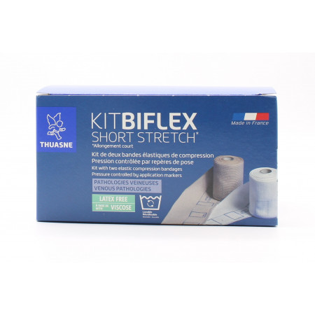 Thuasne Biflex Short Strech Kit Bande Élastique de Compression Taille 1