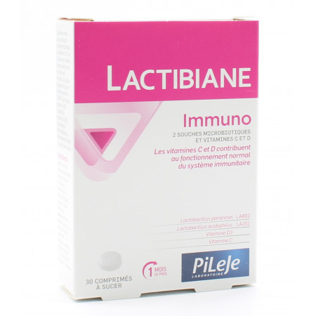 PiLeJe Lactibiane Immuno 30 comprimés à sucer