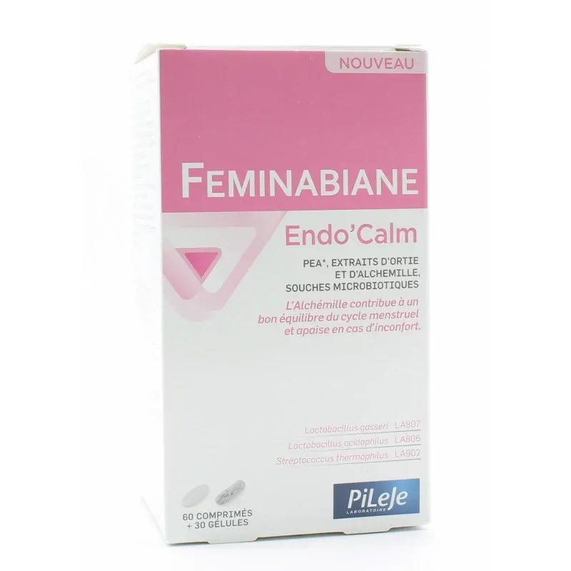 PiLeJe Feminabiane Endo'Calm 60 comprimés + 30 gélules